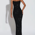 Strapless Diamond Slim Fit Fishtail Dress